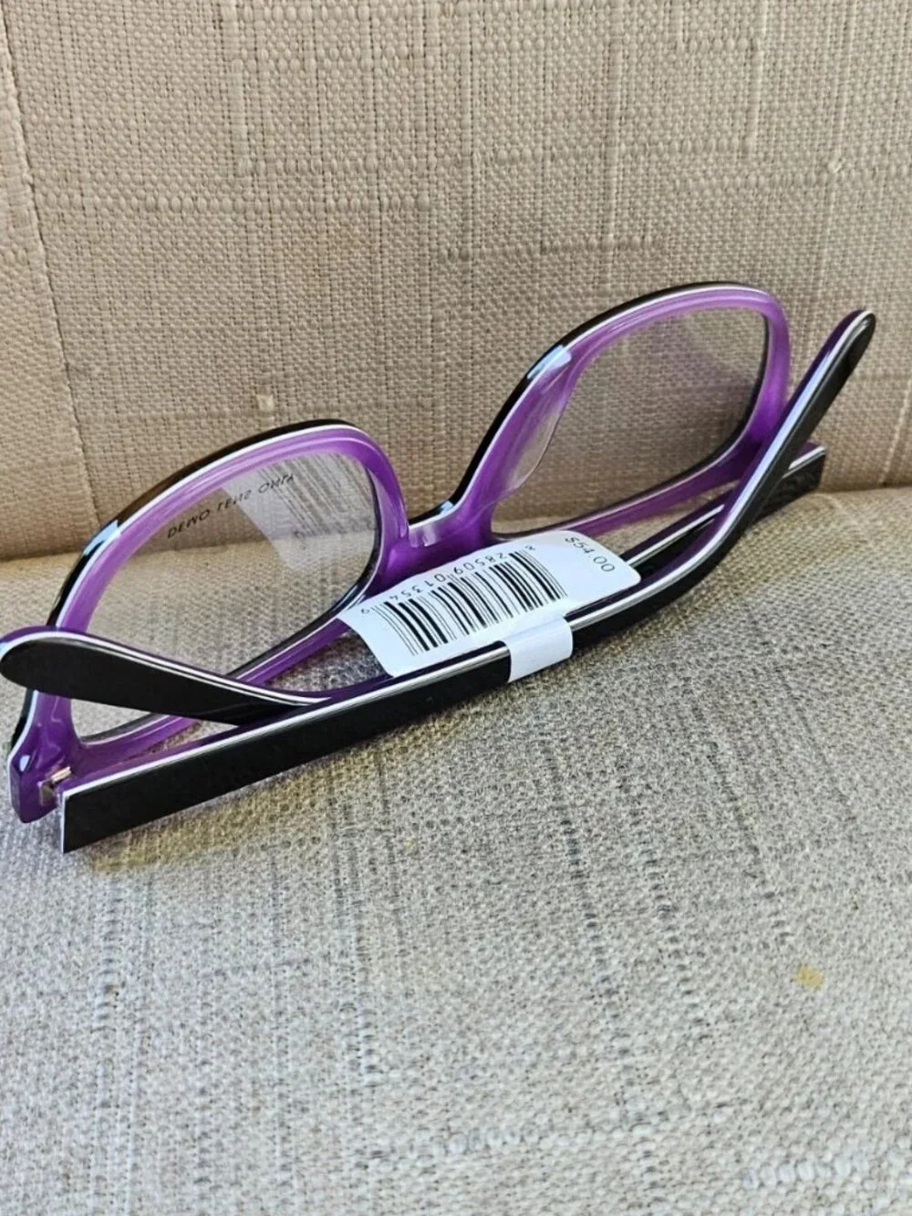 Wall Mart Eyeglasses Frame Unisex Tortoise Brown/Purple Tone Eyewear Glasses $54